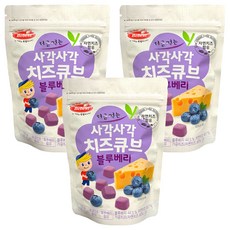 Bebest 初嚐香脆起司方塊, 藍莓, 16g, 3個