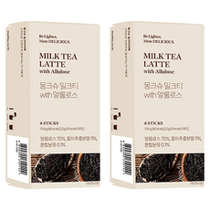 阿洛酮糖奶茶拿鐵濃縮液, 22g, 8條, 2盒