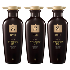 려 진생보 두피모발영양 샴푸, 400ml, 3개