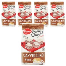 卡布奇諾威化餅, 5包, 125g