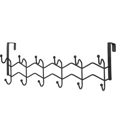 Saenghwalgongsik 12格門後式掛鉤, 黑色, 1個