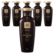 려 진생보 두피모발영양 샴푸, 400ml, 6개