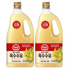 해표 옥수수유, 1.8L, 2개