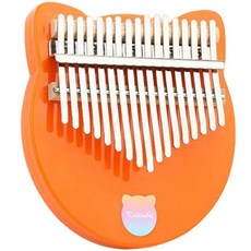 Blue Bucket 17音階原聲彩色拇指琴 橘色