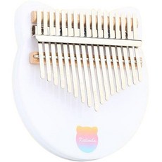 Blue Bucket 17音階原聲彩色拇指琴 白色