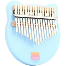 Blue Bucket 17音階原聲彩色拇指琴 藍色