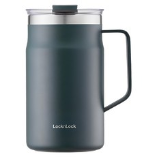LocknLock 樂扣樂扣 都會馬克咖啡杯, 深綠色, 600ml, 1個