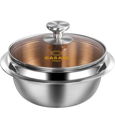 Cassani IH 桶三重不銹鋼大鍋, 20cm, 1組