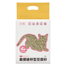 Earth Rated 莎賓 嚴選破碎型豆腐砂 A級豆腐貓砂, 6L, 2.5KG, 1包, 自然豆香味