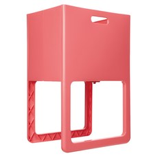 iSETO 伊勢藤 ACOT 可折疊高腳置物籃 粉紅色 承重8kg, 400 x 40 x 610mm, 1個