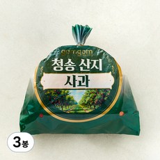 곰곰 GAP 청송사과, 1kg(소과, 4~6입), 3봉
