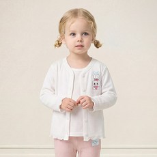 milkmile 可愛愛心啾兔涼感開襟衫