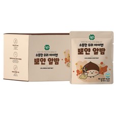 룰루맘 소중한 우리 아이엔 뽀얀알밤, 50g, 10개