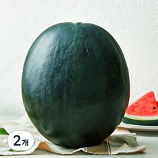 흑미 11brix 수박, 9kg 이상, 2개