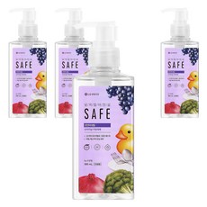 [비건라이프] 세이프 천연미네랄 주방세제 오리지널 용기형, 385ml, 4개