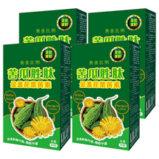 苦瓜胜肽金盞花葉黃素複方膠囊 促進新陳代謝 機能守護, 30顆, 4盒