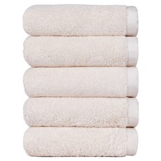 COTTON LIVING 飯店毛巾 200g 棉紗, 沙米色, 5個