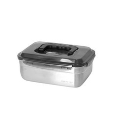 Kitchen-Art 不銹鋼保鮮盒 2號, 2.45L, 1入
