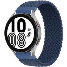 스페이스쉴드 브레이드 솔로루프 나일론 스마트워치 스트랩 밴드 20mm M, 미드나잇블루, 1개