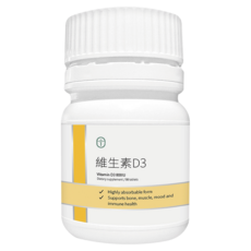 De Chuang 德創生技 維生素D3, 90顆, 22.5g, 1罐