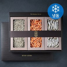강릉상회 멸치새우 760g 세트 + 쇼핑백 (냉동), 1세트