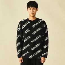 HEICH BLADE 羊駝毛刷毛緹花套頭針織衫