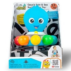 baby einstein 旋轉章魚吸盤玩具, 混合色, 1個
