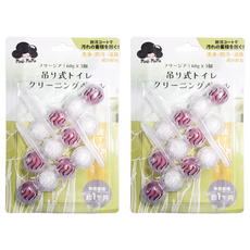 meio mama 梅歐媽媽 懸掛式馬桶清潔球 小蒼蘭 3入組, 60g, 2組