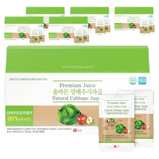 올즙 국내산 올바른 양배추 사과즙, 2.7L, 6박스
