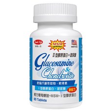 good Life 得意人生 複方葡萄糖胺+MSM+II型膠原蛋白 膜衣錠, 60顆, 1罐