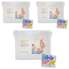 REQIR 6D 無磷無螢光劑配方 洗衣膠囊 果香 Set, 50顆/盒, 3盒