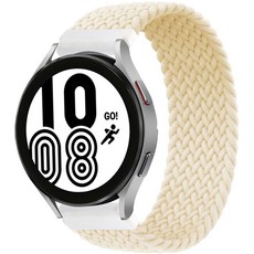 스페이스쉴드 브레이드 솔로루프 나일론 스마트워치 스트랩 밴드 20mm M, 스타라이트, 1개 스타라이트, 1개