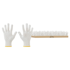 Tamsaa 棉手套 35g, 白色, 20個