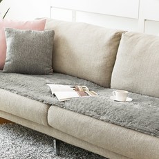 스칸디앤홈 포근한 터치미 25mm 샤기 양털ST 쇼파패드 논슬립 소파패드