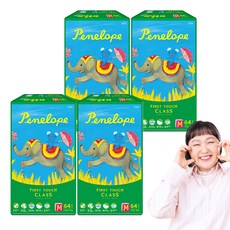 Penelope First Touch Class不易結塊黏貼型尿布, 第3階段, 256張