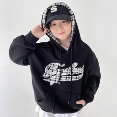 BerryCloset 青少年男童款 About Vintage 刷毛寬鬆連帽T恤