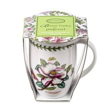 포트메리온 보타닉가든 머그컵 + 코스터 뚜껑, 맥노리아, 1세트