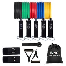 INNOI 乳膠彈力管帶組 150LB, 混合顏色