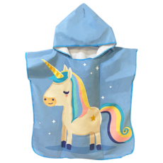 Wild Peak 野峰 速乾連帽浴巾 超細纖維, 藍色, 1件