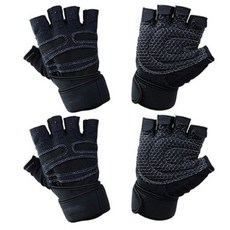 라온텐 트레이 헬스 장갑 양쪽 2세트, 그레이