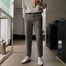 조군샵 남성용 편안한 가먼트다잉 히든밴딩 면팬츠 P6576