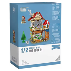 LoZ 微型迷你積木玩具 #1225, 森林小屋, 1盒