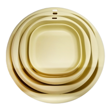 SP SAUCE 可掛易收納多用途伸縮摺疊盆3件組, 日本品質, 耐磨設計, PP+PTR材質, 淡鵝黃, 1組