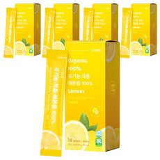 브이나인 유기농 착즙 레몬즙 100%, 5개, 20g
