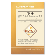 GMPHARM Innerfull卡姆小麥黃金酵素 30條入, 90g, 1盒