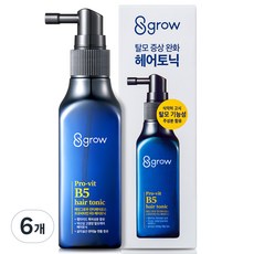 에잇그로우 안티헤어로스 판테놀 헤어토닉, 100ml, 6개