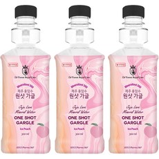 닥터포레스트 로얄 케어 무알콜 원샷 가글 아이스피치, 3개, 300ml