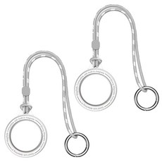 Meet Mind Magnetic Station 磁力休息站 掛環 外徑5.8mm 內徑4.0mm 長度18cm 19g, 灰色 + 白色, 1組