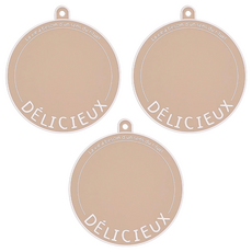 MYUMYU 沐慕家居 法文隔熱墊, 卡其色, 3個