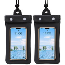 Bonavi 手機防水袋 Vivid, 黑色, 2個